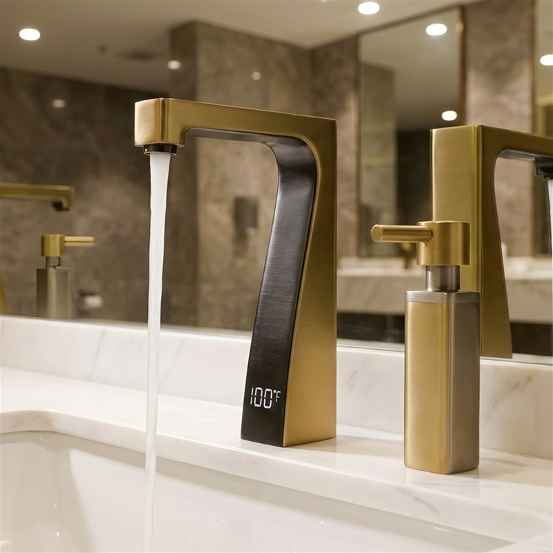 Soap Dispensers and Touchless Faucets Set Models